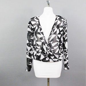Decree Women Shirt Black White S‎